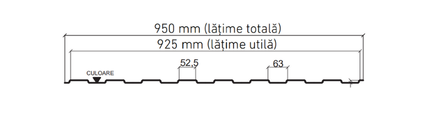 Tablă cutată Wetterbest W10